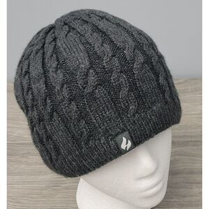 Heat Holders Womens One Size making life warmer Dark‎ Gray Black Winter Beanie